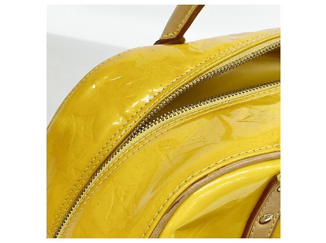 Louis Vuitton Vernis Tompkins Square Handtasche Gelb - Ansicht 6