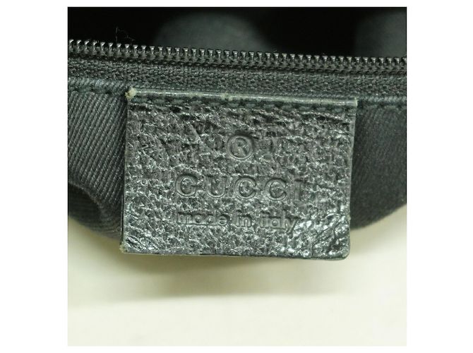 Borsa a mano Gucci in tela nera Nero - vista 5