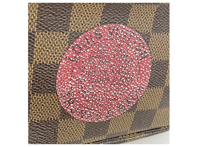 Louis Vuitton Damier T&B Mini Pochette Accessoires Damier ebene - vista 8