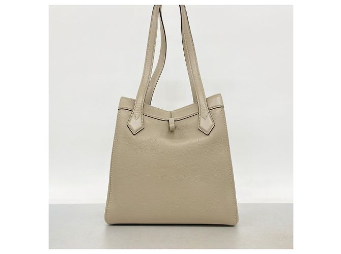 Fendi Origami Schultertasche aus Leder in Grayish Grau - Ansicht 14
