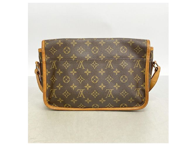 Louis Vuitton Monogram Gibeciere MM Schultertasche Braun - Ansicht 13