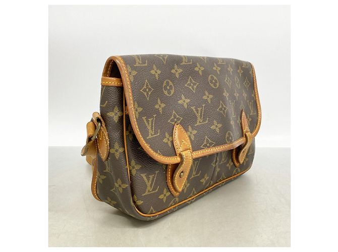 Louis Vuitton Monogram Gibeciere MM Schultertasche Braun - Ansicht 2