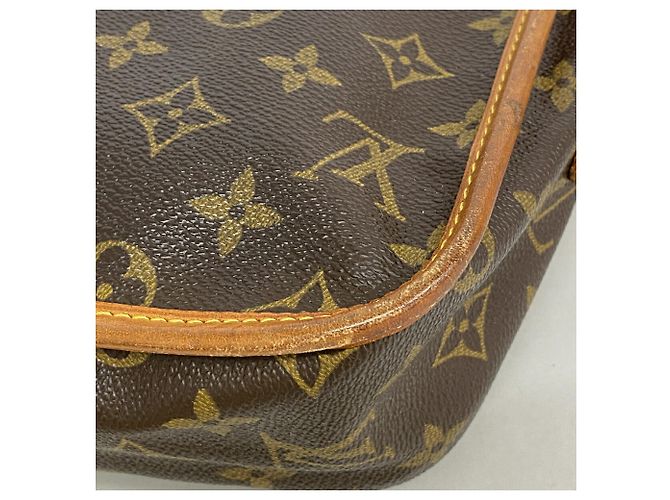 Louis Vuitton Monogram Gibeciere MM Schultertasche Braun - Ansicht 6