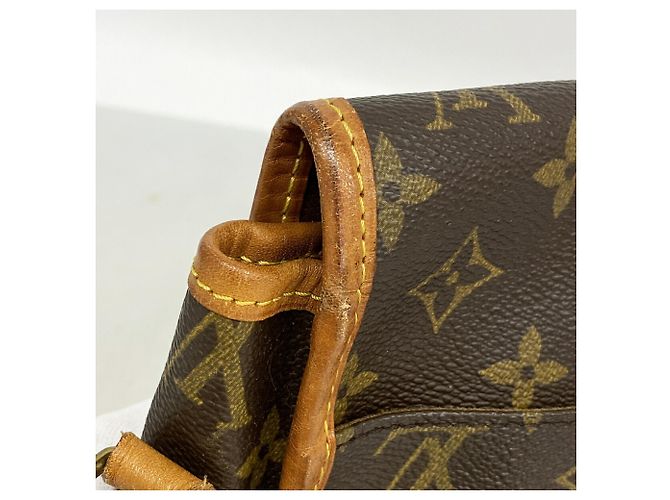 Louis Vuitton Monogram Gibeciere MM Schultertasche Braun - Ansicht 7