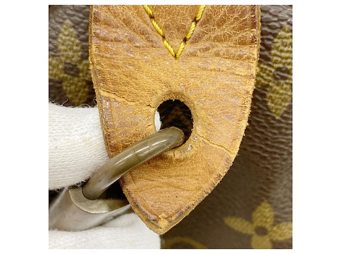 Bolso de mano Louis Vuitton Monogram Speedy 40 Castaño - vista 6