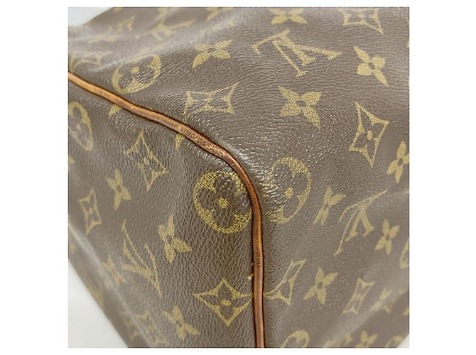 Bolso de mano Louis Vuitton Monogram Speedy 40 Castaño - vista 9