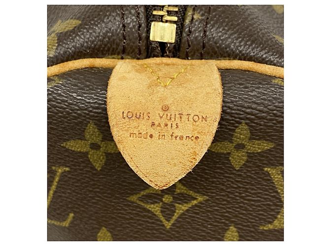 Keepall Bolsa Boston Louis Vuitton Marrom - vista 5
