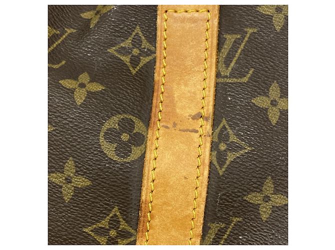 Keepall Bolsa Boston Louis Vuitton Marrom - vista 8