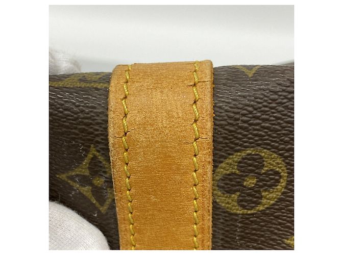 Keepall Bolsa Boston Louis Vuitton Marrom - vista 9