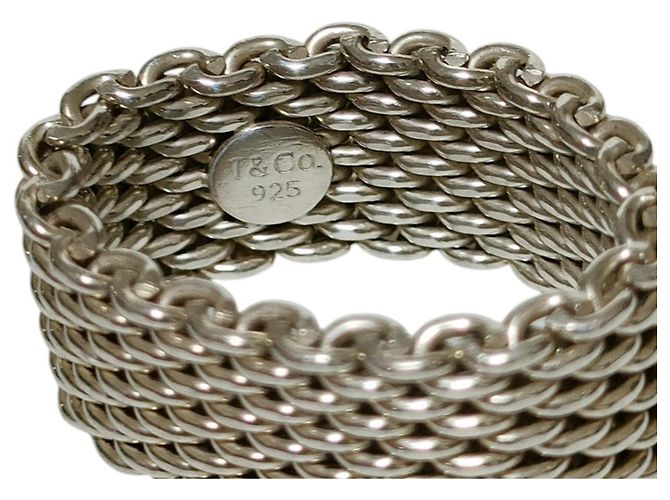 Autre Marque Set di anelli Tiffany & Co. Somerset Mesh Band Argento - vista 5