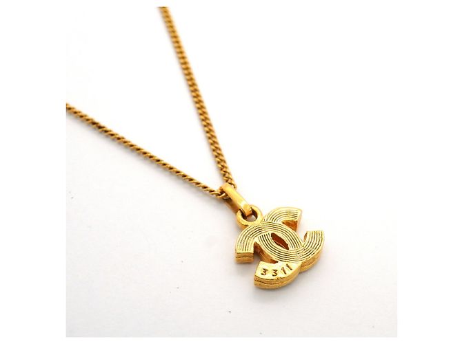 Collar bañado en oro para mujer Chanel Dorado - vista 2