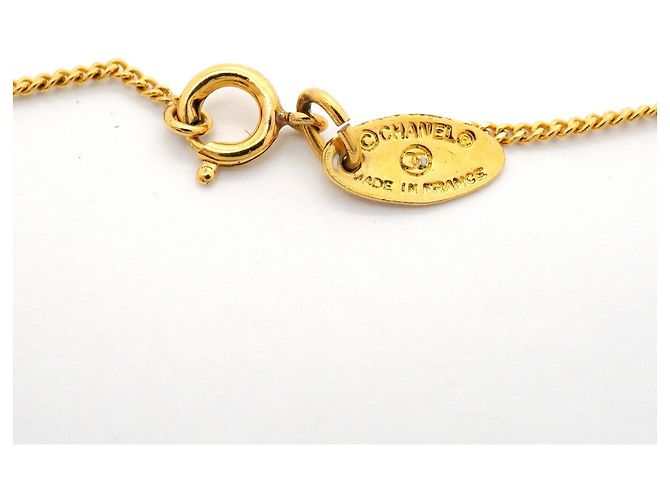 Collar bañado en oro para mujer Chanel Dorado - vista 4