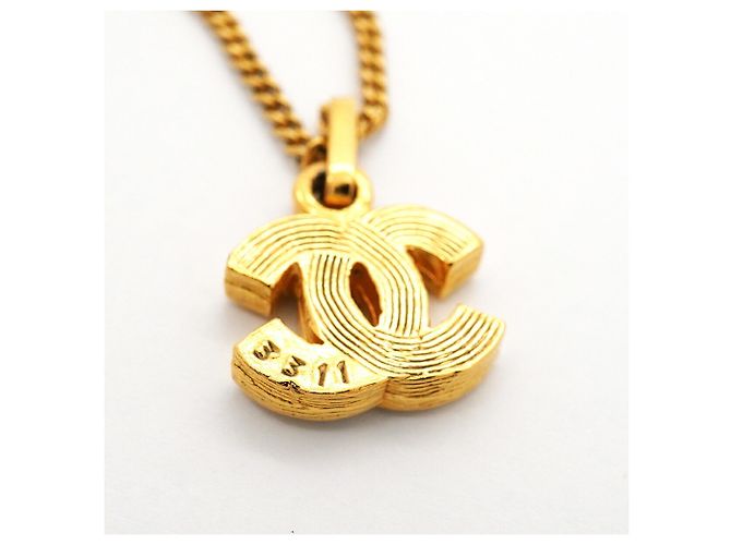 Collar bañado en oro para mujer Chanel Dorado - vista 5