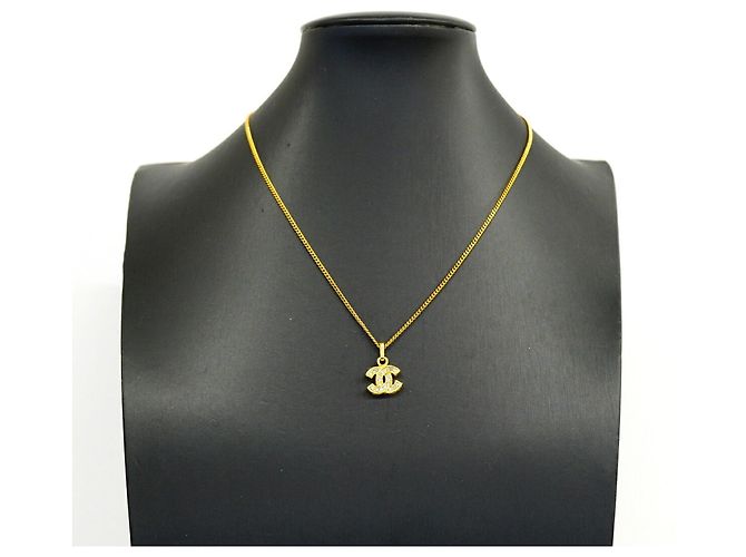 Collar bañado en oro para mujer Chanel Dorado - vista 6