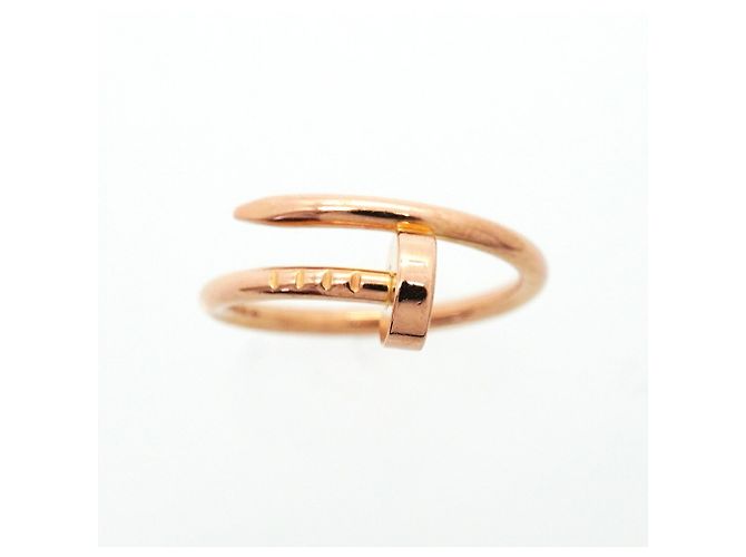 Anello Cartier Juste un Clou in oro rosa 18K - vista 2