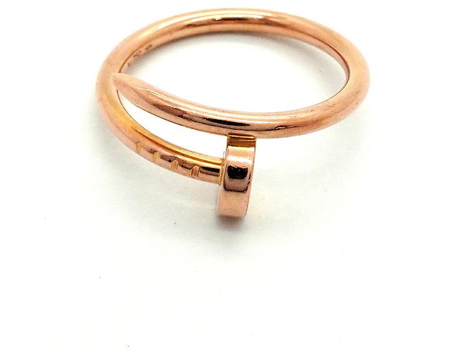 Anello Cartier Juste un Clou in oro rosa 18K - vista 3