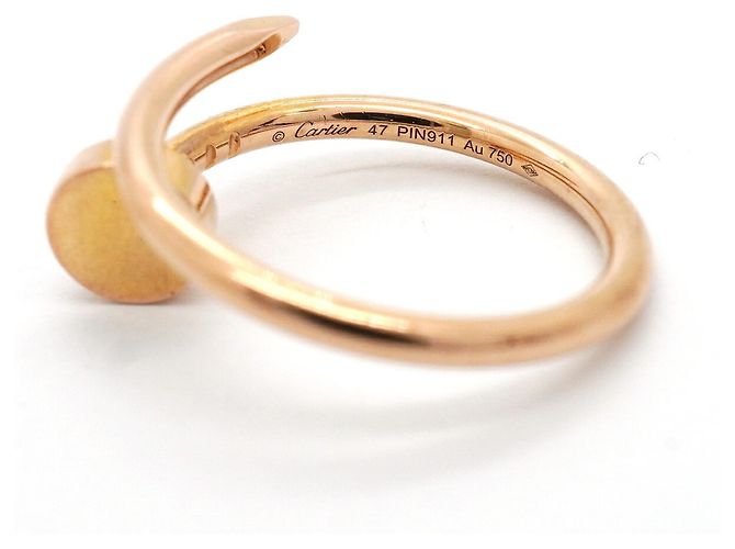 Anello Cartier Juste un Clou in oro rosa 18K - vista 4