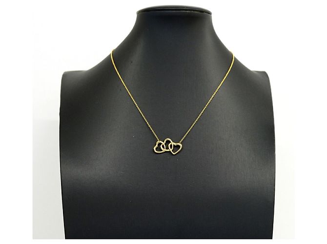 Autre Marque Collana Triple Heart di Tiffany & Co. in oro giallo 18K - vista 7