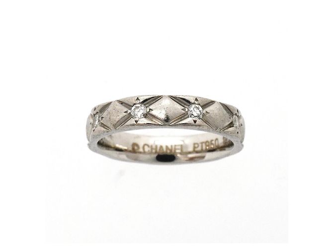 Chanel Matelassé Full Diamond Ring - Ansicht 2