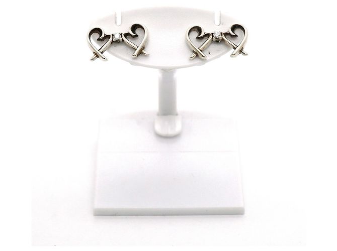 Autre Marque Tiffany & Co. Double Loving Heart Ohrringe - Ansicht 2