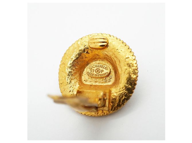 Orecchini a clip Chanel placcati in oro D'oro - vista 4