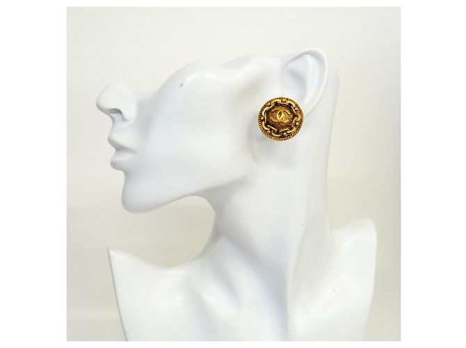 Orecchini a clip Chanel placcati in oro D'oro - vista 5