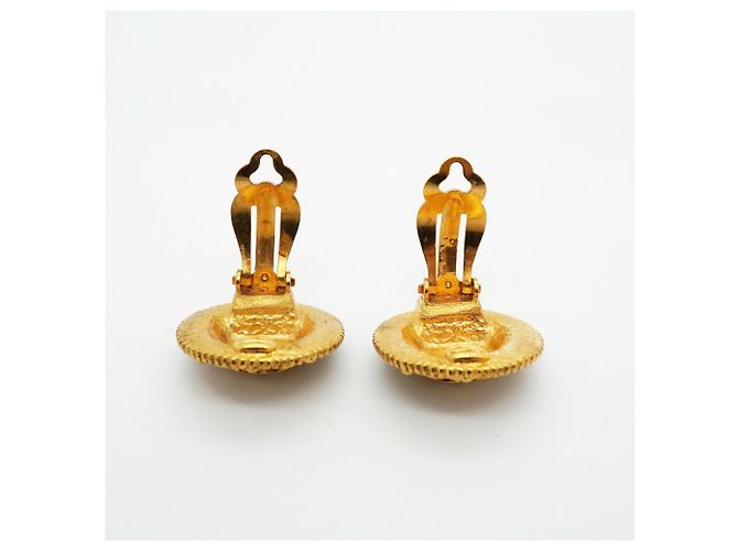 Orecchini a clip Chanel placcati in oro D'oro - vista 6