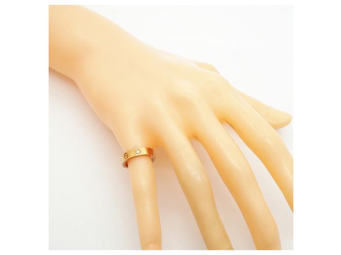 Anello Mini Love Cartier in oro rosa - vista 6