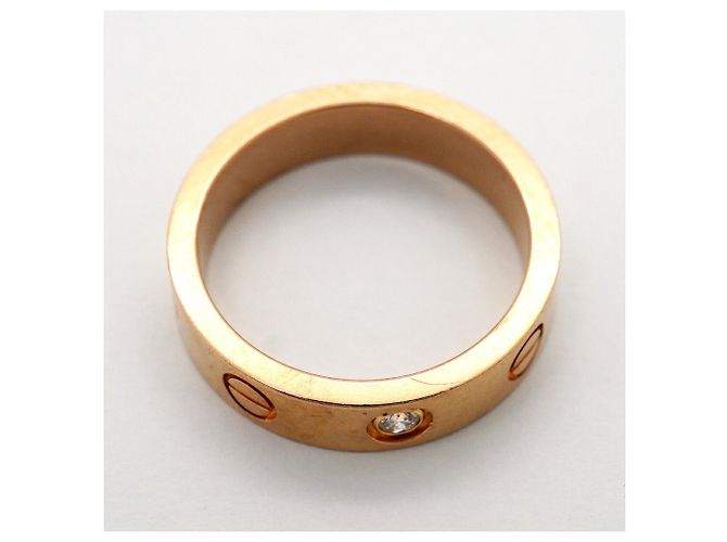Anello Mini Love Cartier in oro rosa - vista 7