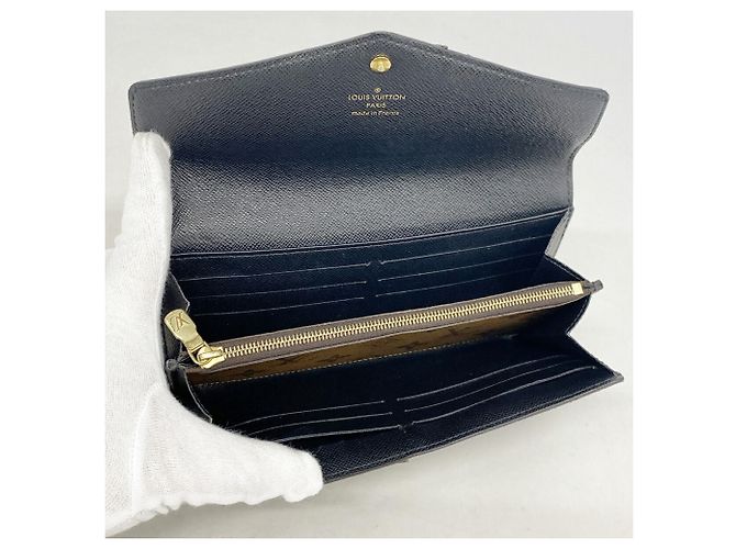 Portafoglio Lungo Louis Vuitton Monogram Giant Reverse Marrone - vista 3