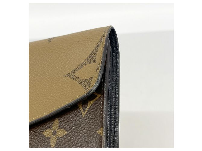 Portafoglio Lungo Louis Vuitton Monogram Giant Reverse Marrone - vista 8