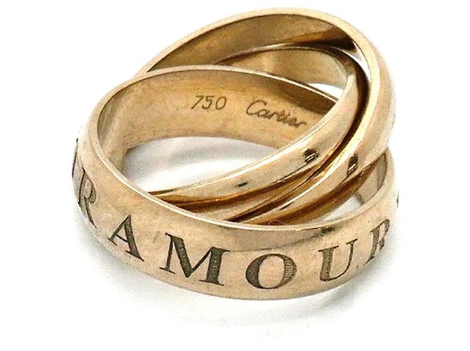 Anillo Cartier Trinity en oro blanco de 18K - vista 10