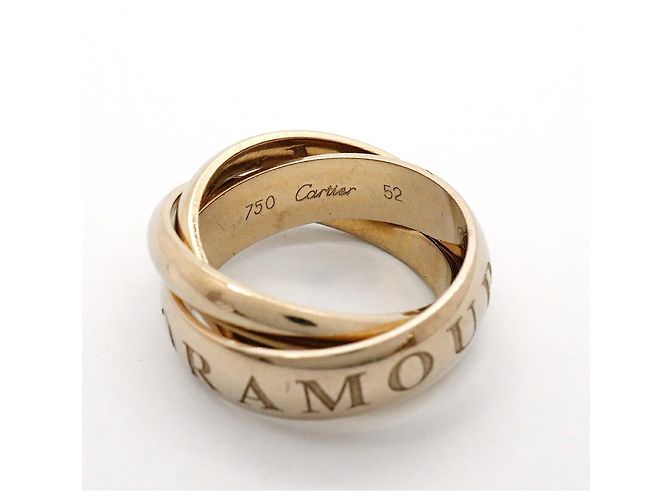 Anillo Cartier Trinity en oro blanco de 18K - vista 4