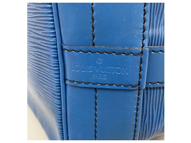Borsa a tracolla Louis Vuitton Epi Noe Blu - vista 5