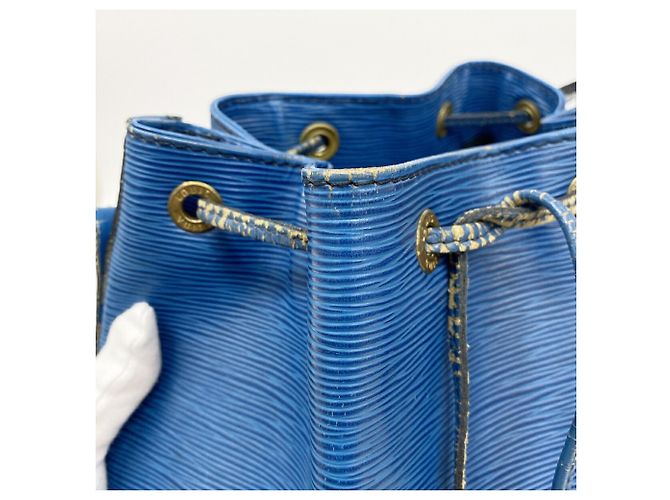 Borsa a tracolla Louis Vuitton Epi Noe Blu - vista 8