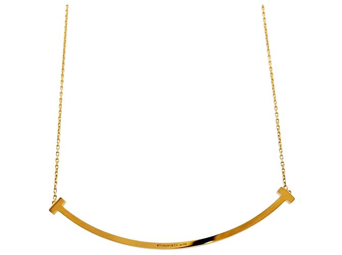 Autre Marque Collana Tiffany T Smile Extra Large in oro rosa 18K D'oro - vista 3