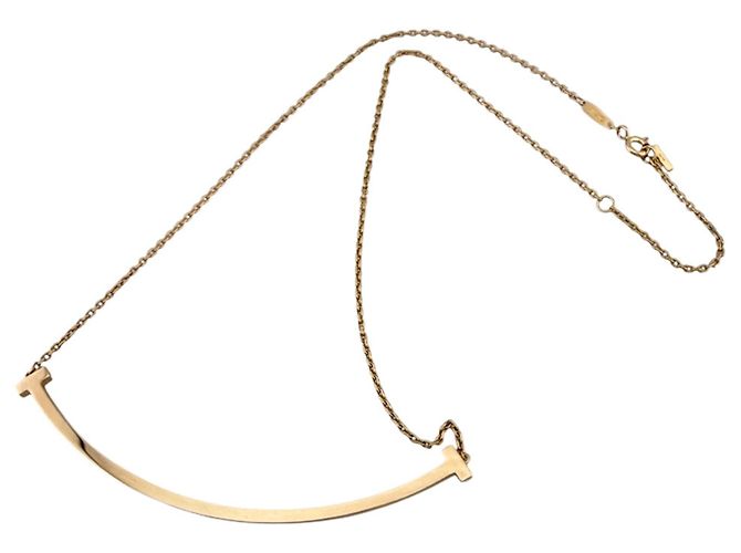 Autre Marque Collana Tiffany T Smile Extra Large in oro rosa 18K D'oro - vista 8