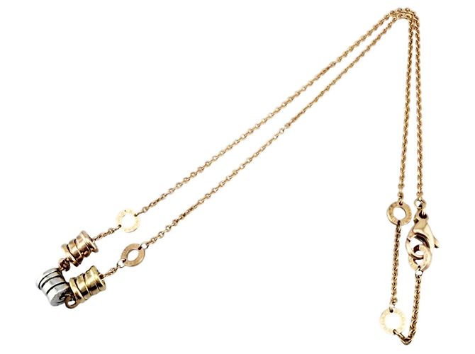 Bulgari Colar Bvlgari B-Zero1 Element Prata Dourado - vista 10