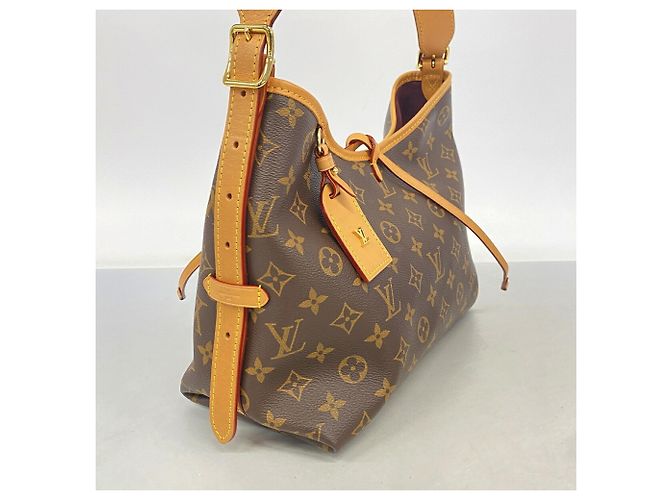 Louis Vuitton Monogram Carryall NM PM Schultertasche Braun - Ansicht 2