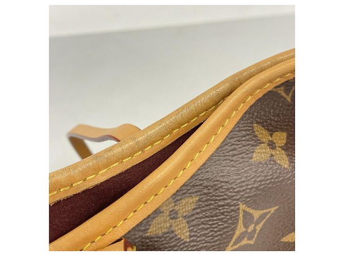 Louis Vuitton Monogram Carryall NM PM Schultertasche Braun - Ansicht 7