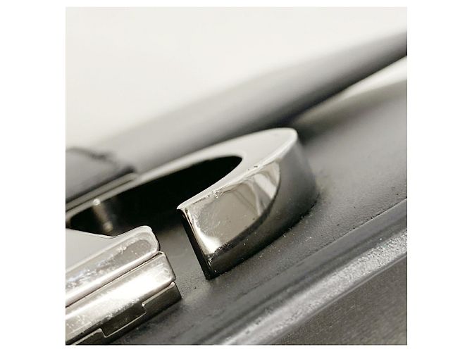 Borsa a tracolla Christian Dior Caro in pelle nera Nero - vista 11