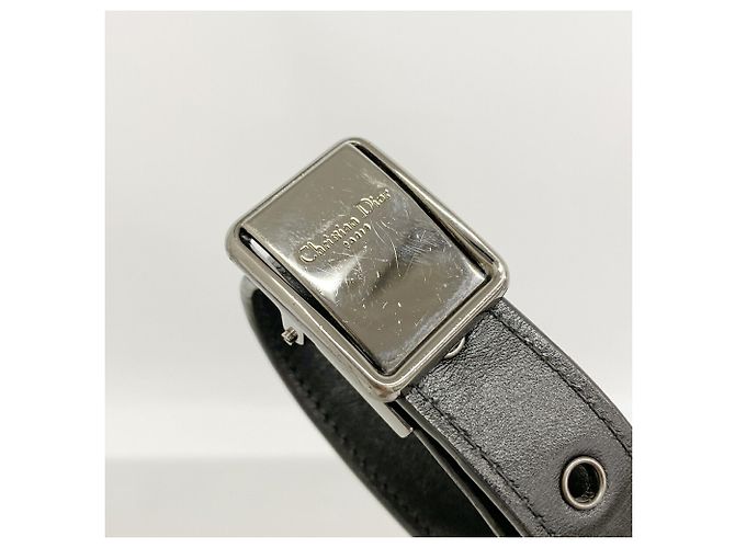 Borsa a tracolla Christian Dior Caro in pelle nera Nero - vista 12