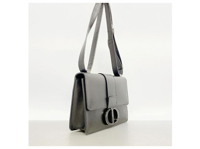 Borsa a tracolla Christian Dior Caro in pelle nera Nero - vista 2