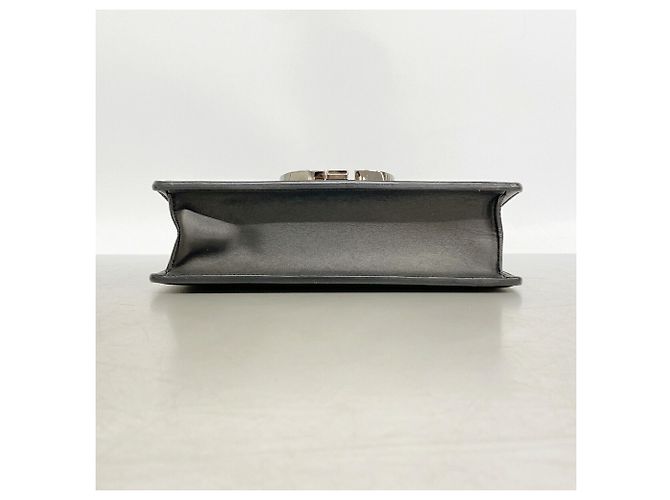 Borsa a tracolla Christian Dior Caro in pelle nera Nero - vista 3