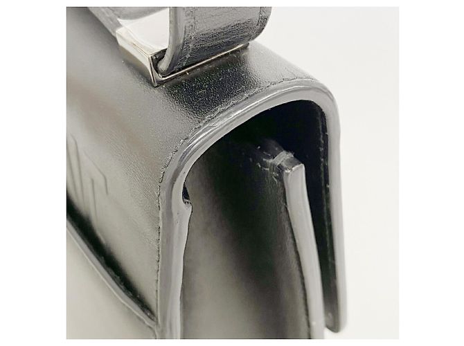 Borsa a tracolla Christian Dior Caro in pelle nera Nero - vista 7