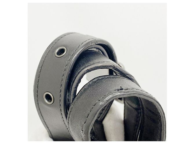 Borsa a tracolla Christian Dior Caro in pelle nera Nero - vista 8