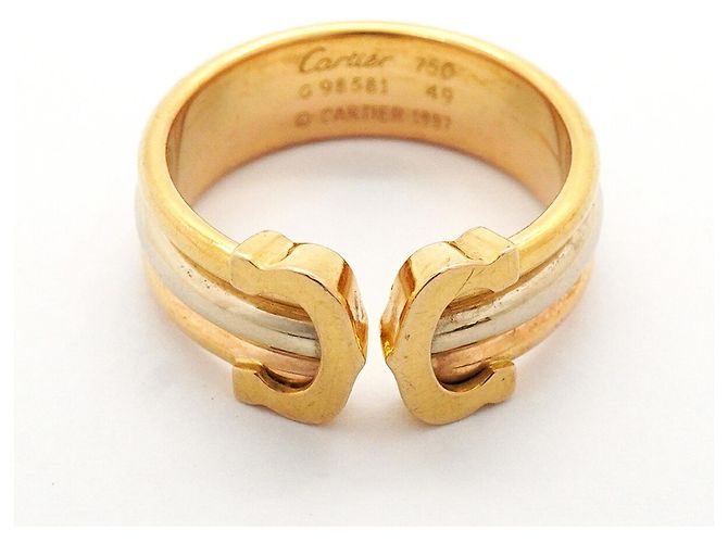Cartier 2C Ring aus 18K Gold - Ansicht 3