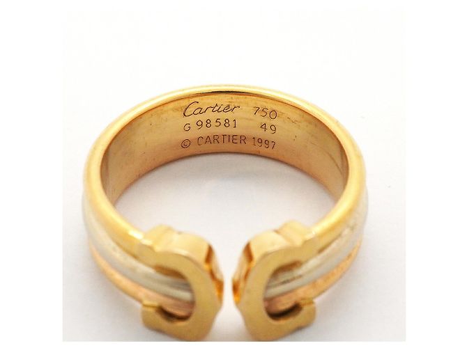Cartier 2C Ring aus 18K Gold - Ansicht 4