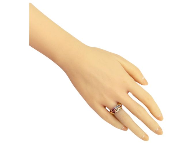 Cartier Trinity Ring aus Gelbgold Silber Golden - Ansicht 2