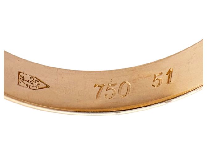 Cartier Trinity Ring aus Gelbgold Silber Golden - Ansicht 7